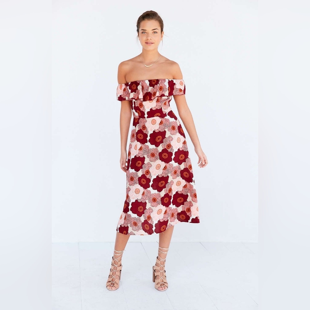 Urban Outfitters ~ Off the Shoulder Midi Dress